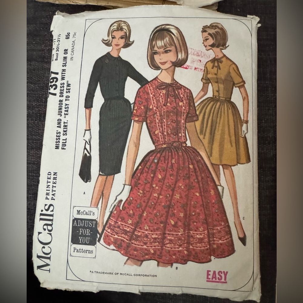 Vintage McCall's and Simplicity Sewing Patterns - Picture 2 of 9